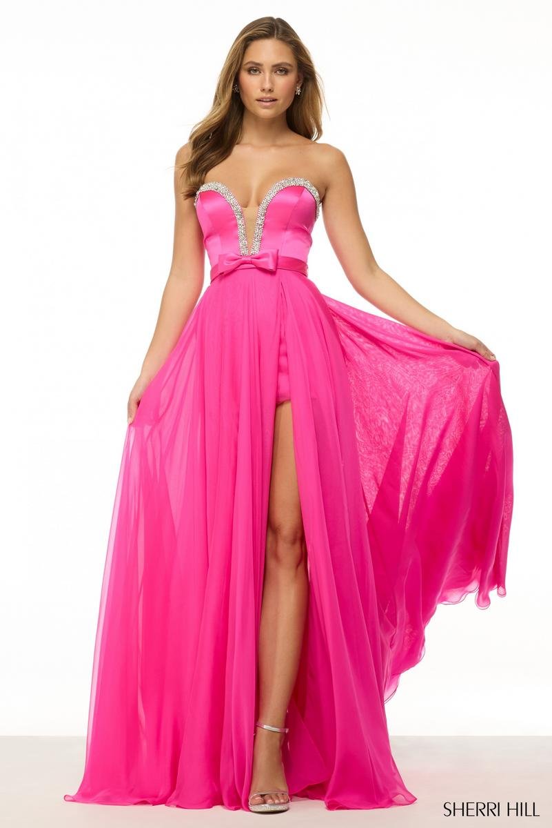 Sherri Hill 57029 — Bright Pink