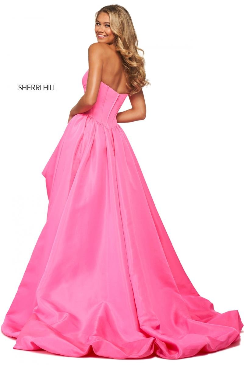 Sherri Hill 53719 Bright Pink Prom Dress