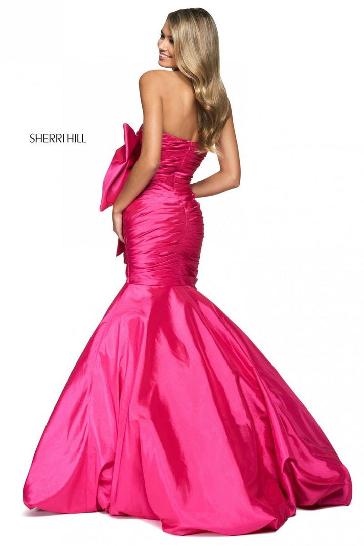 Sherri Hill 54027 Bright Pink Prom Dress