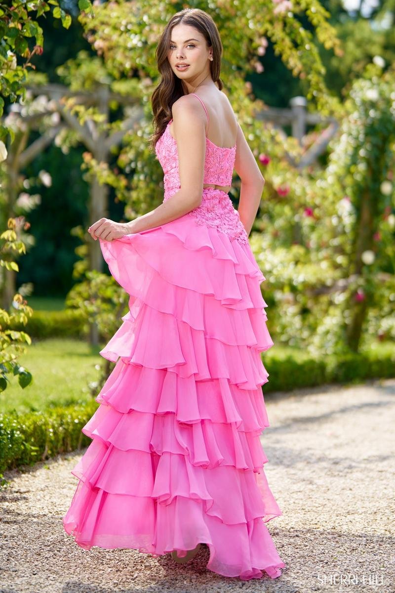 Sherri Hill 56961 — Bright Pink