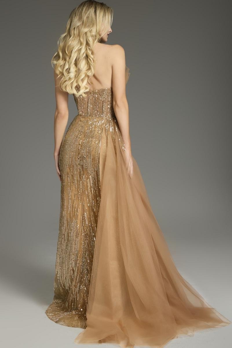Jovani 39387 — Brown