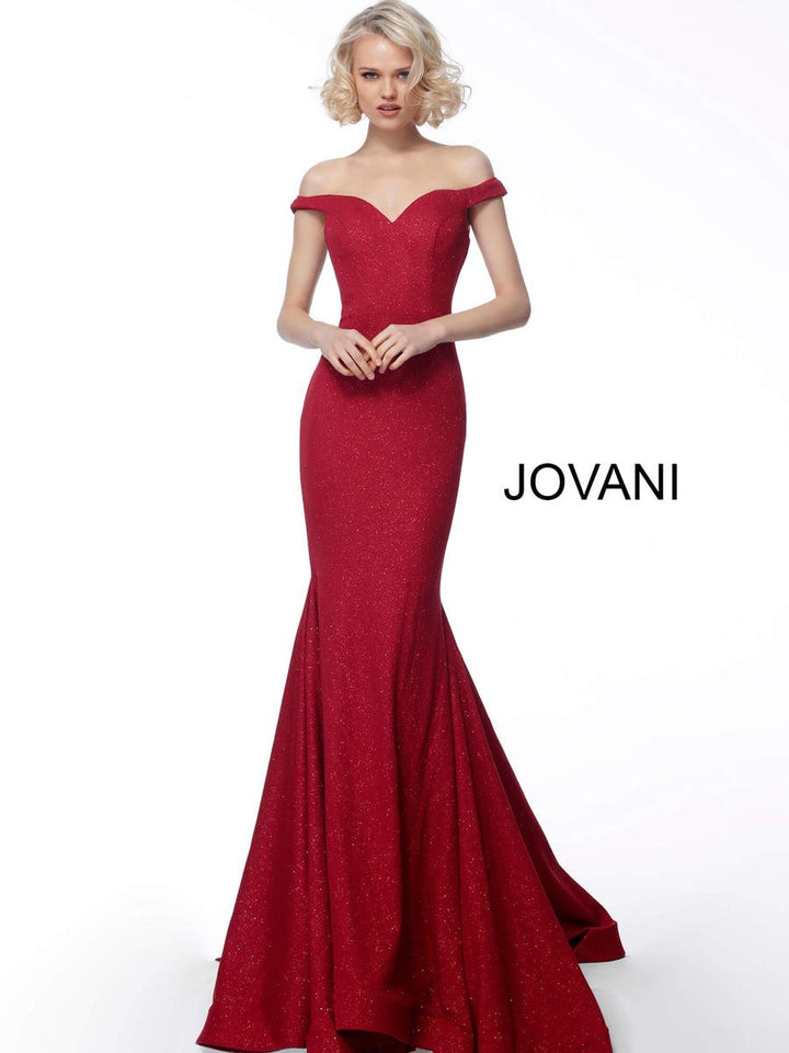 Jovani 55187 — Burgundy
