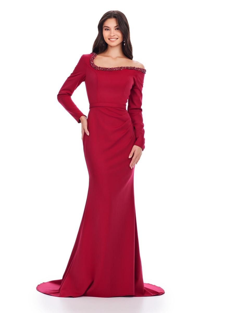 Ashley Lauren 11450 — Burgundy