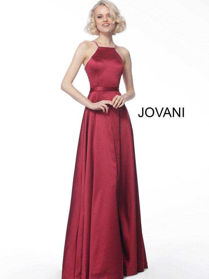 Jovani 68758 — Burgundy