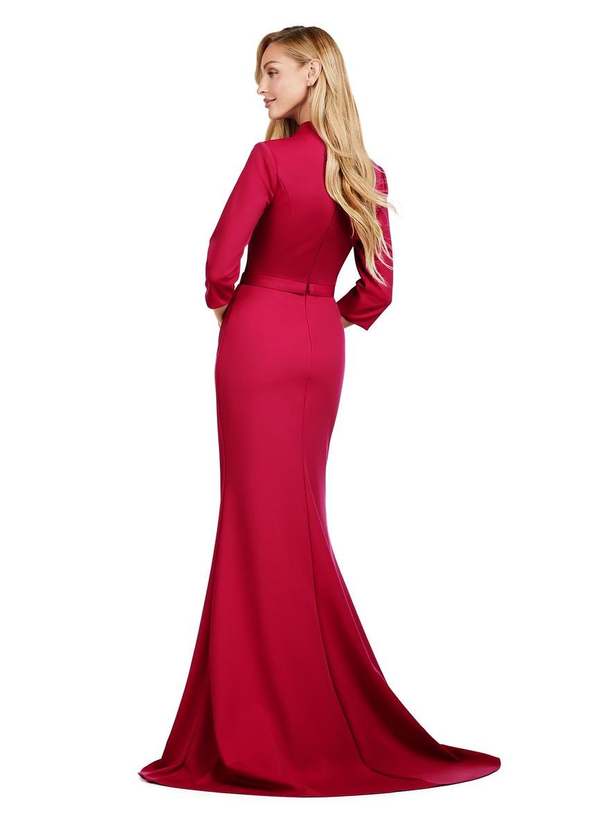 Ashley Lauren 11418 Burgundy Prom Dress