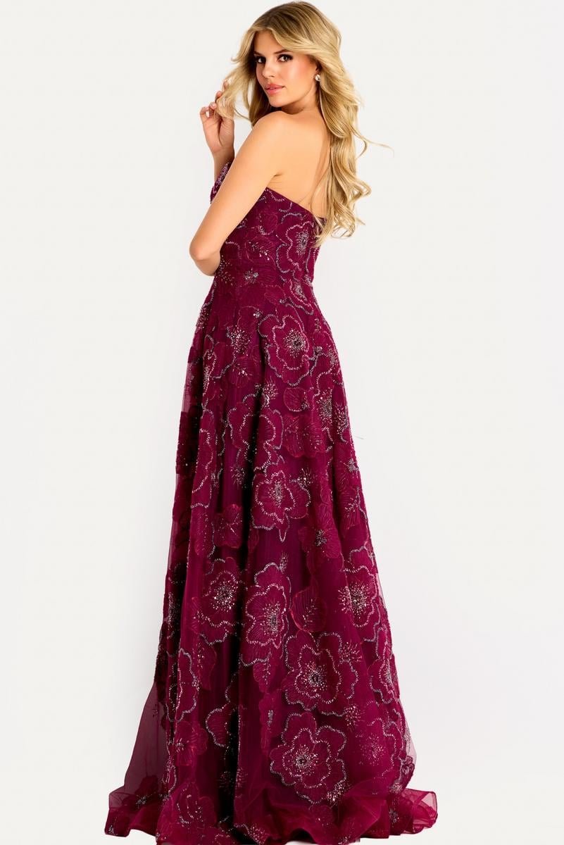 Jovani 46033 — Burgundy
