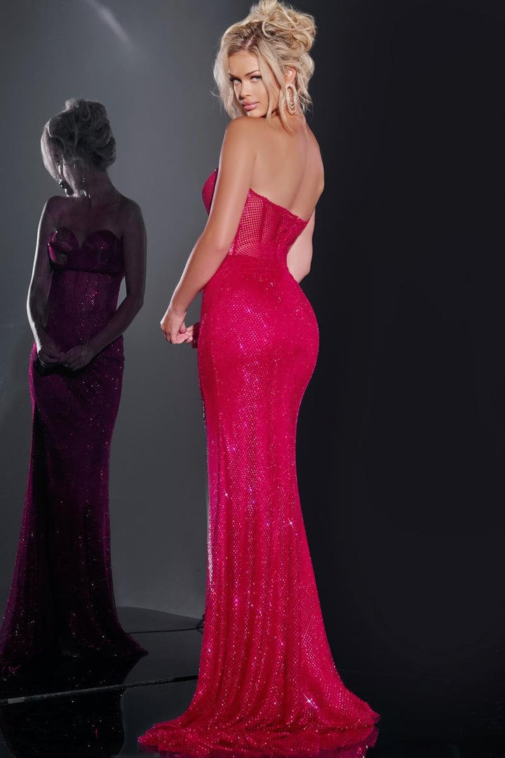 Jovani 36684 — Burgundy