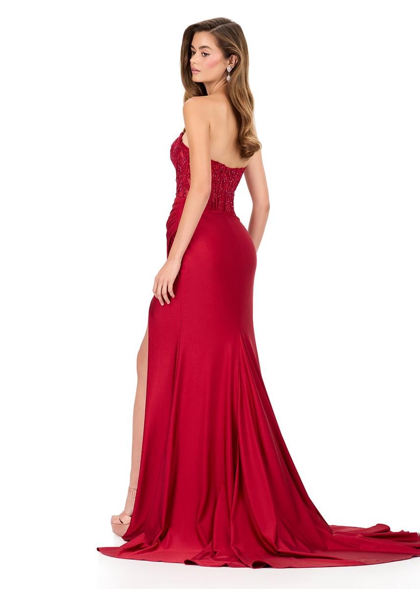 Ashley Lauren 12168 — Burgundy