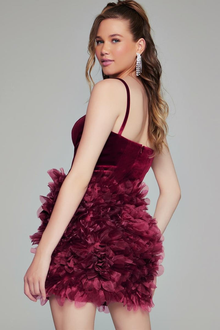 Jovani 38495 — Burgundy