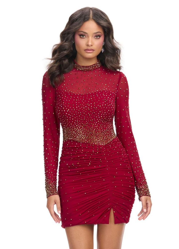 Ashley Lauren 4736 — Burgundy