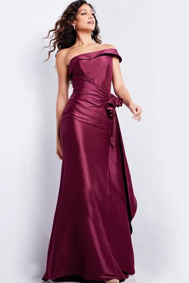 Jovani 25831 — Burgundy