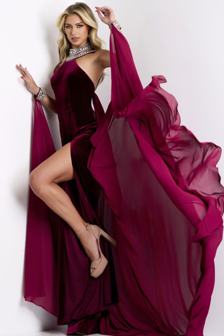 Jovani 43699 — Burgundy