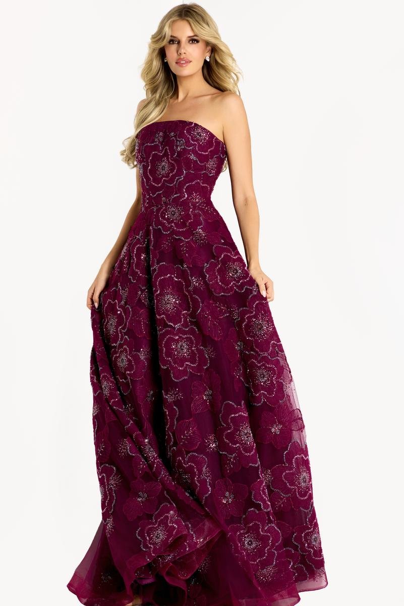Jovani 46033 — Burgundy