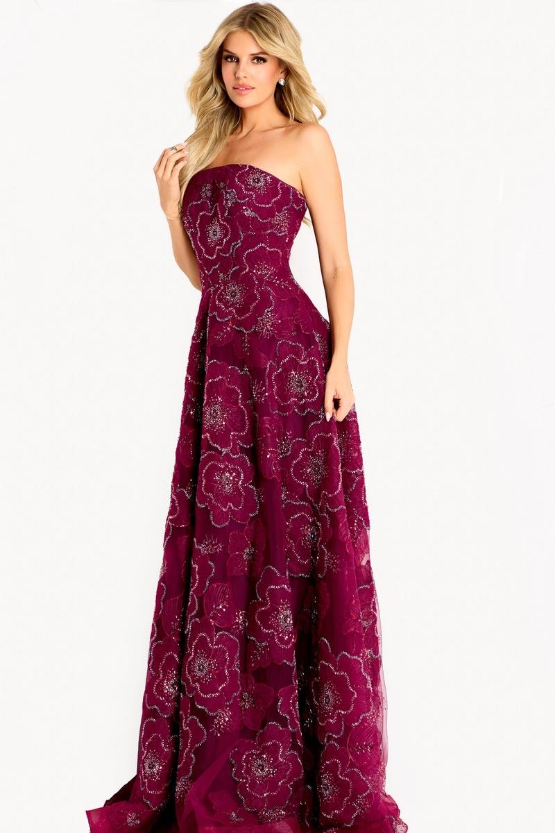 Jovani 46033 — Burgundy