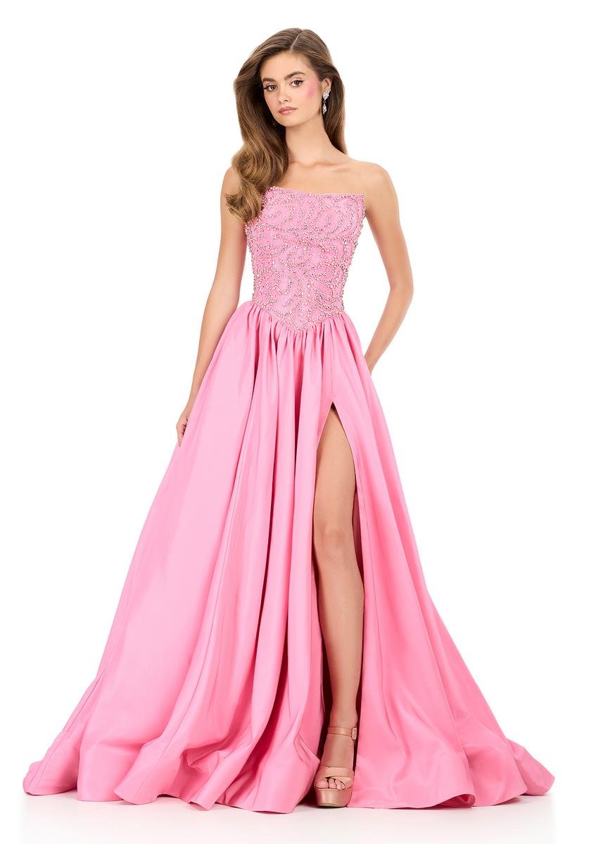 Ashley Lauren 12298 Candy Pink Prom Dress