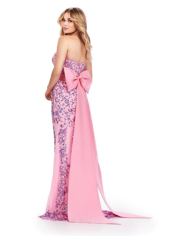 Ashley Lauren 11583 Candy Pink Prom Dress
