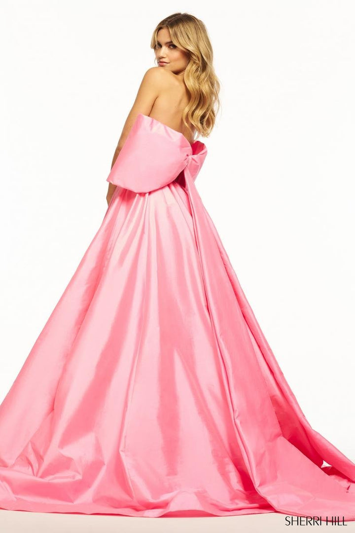 Sherri Hill 56016 Candy Pink Prom Dress