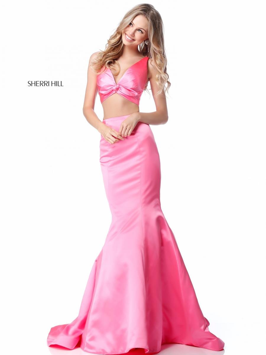 Sherri Hill 51712 Candy Pink Prom Dress