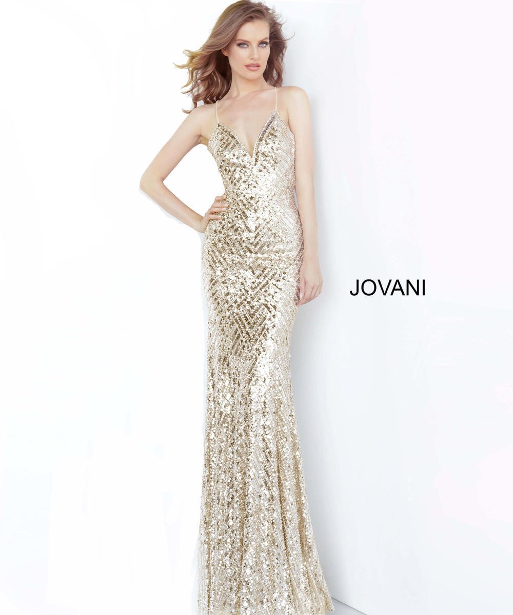 Jovani 65836 — Champagne