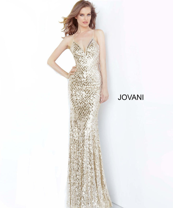 Jovani 65836 — Champagne