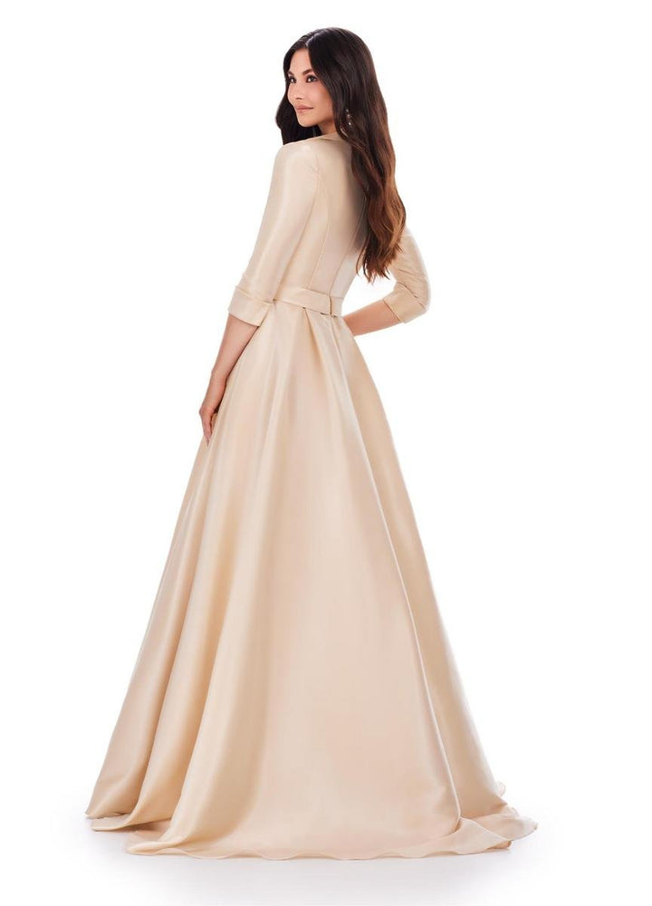 Ashley Lauren 11326 Champagne Prom Dress