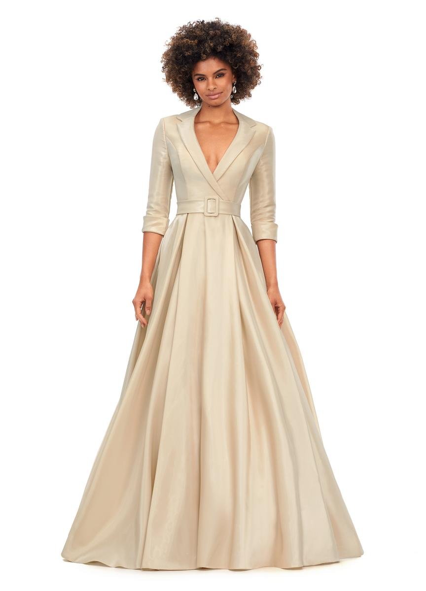 Ashley Lauren 11326 Champagne Prom Dress