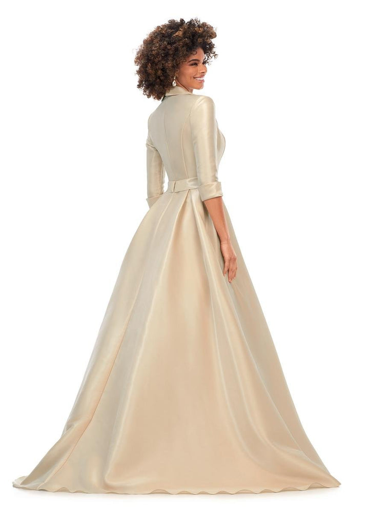 Ashley Lauren 11326 Champagne Prom Dress