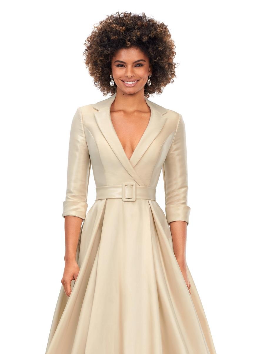 Ashley Lauren 11326 Champagne Prom Dress