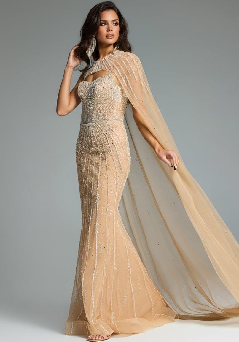 Jovani 45077 — Champagne