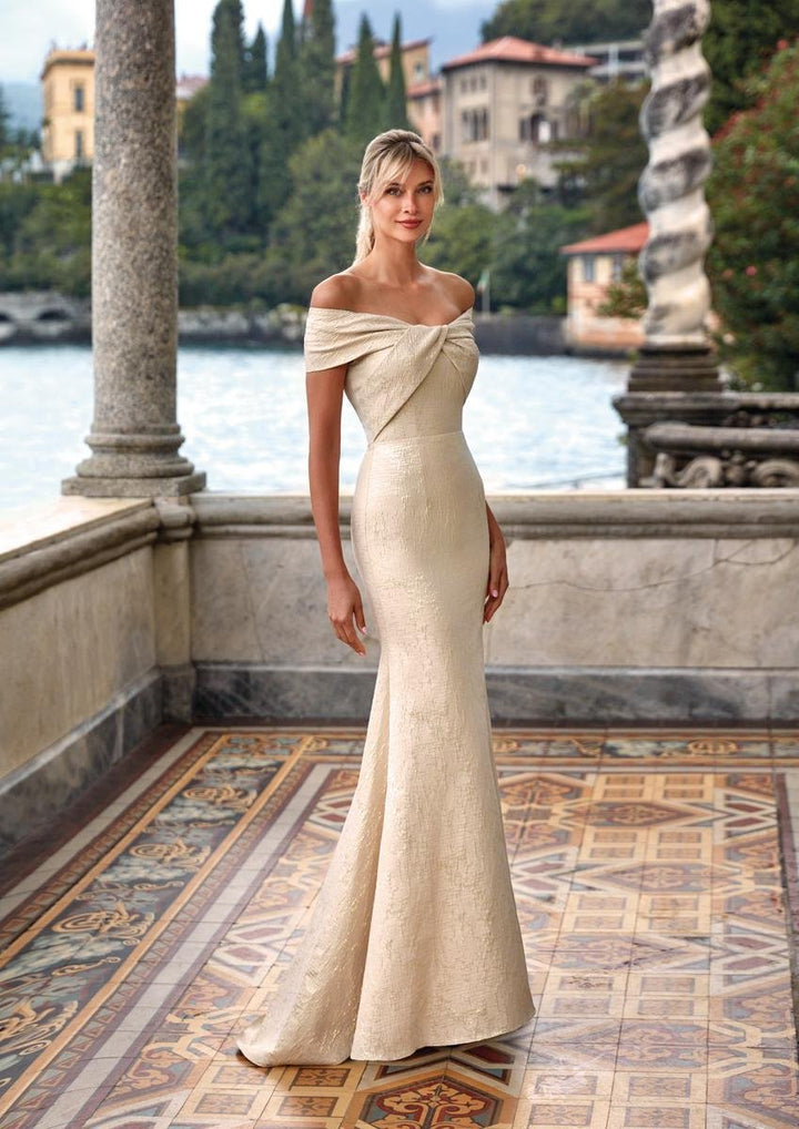Alyce Paris 27613 Champagne Gold Prom Dress
