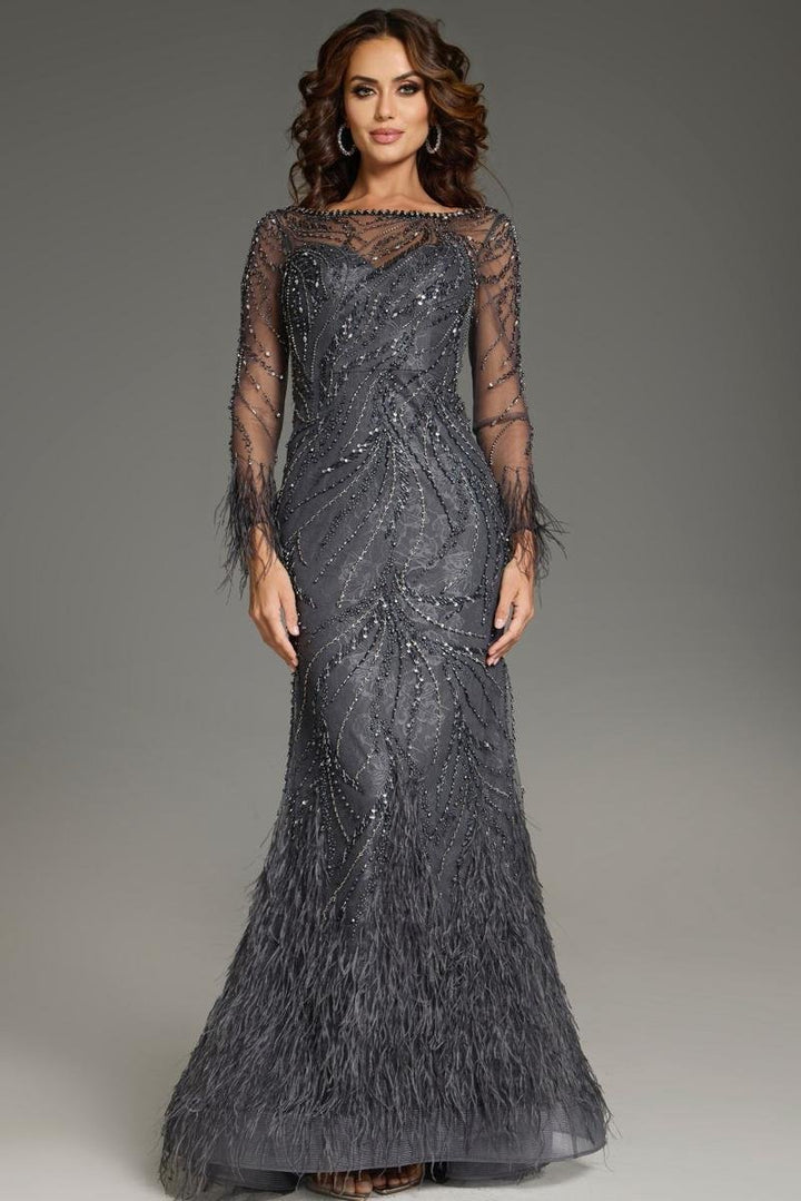 Jovani 37560 — Charcoal