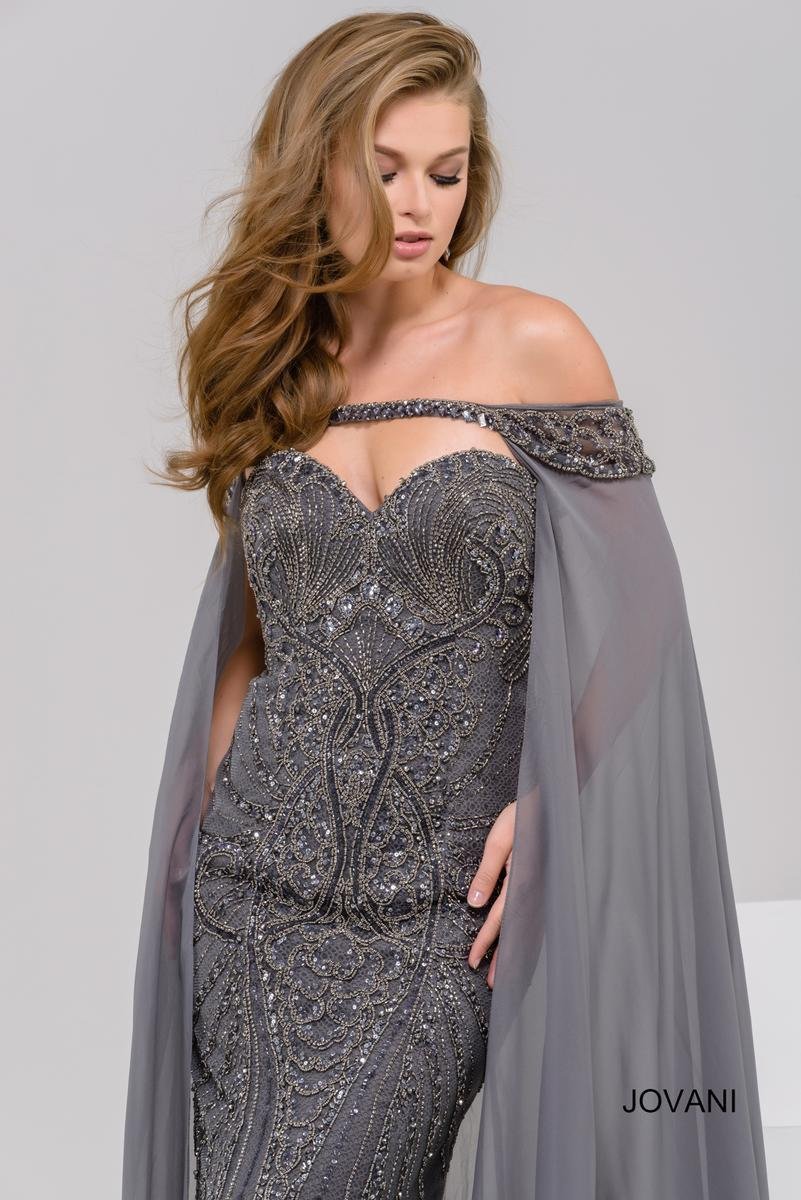 Jovani 45566 — Charcoal