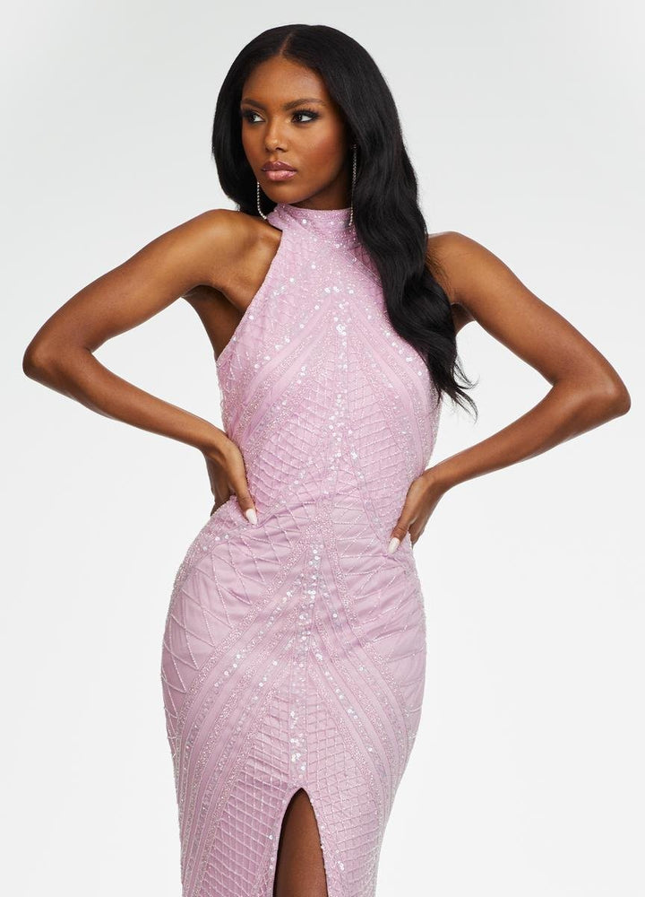 Ashley Lauren 11177 — Clear/Lilac