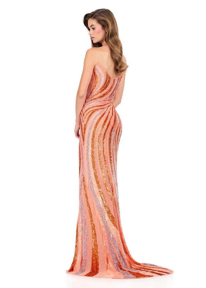 Ashley Lauren 12231 Coral Prom Dress