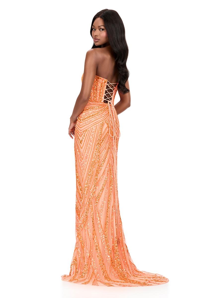 Ashley Lauren 12230 Coral Prom Dress
