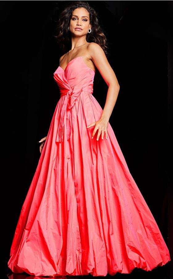 Jovani 38382 Coral Prom Dress