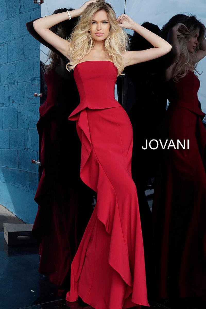 Jovani 68766 — Cranberry
