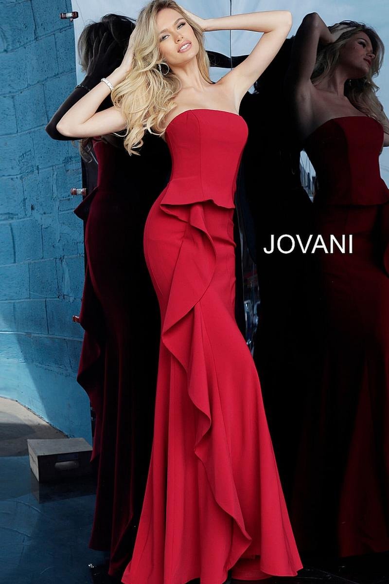 Jovani 68766 — Cranberry