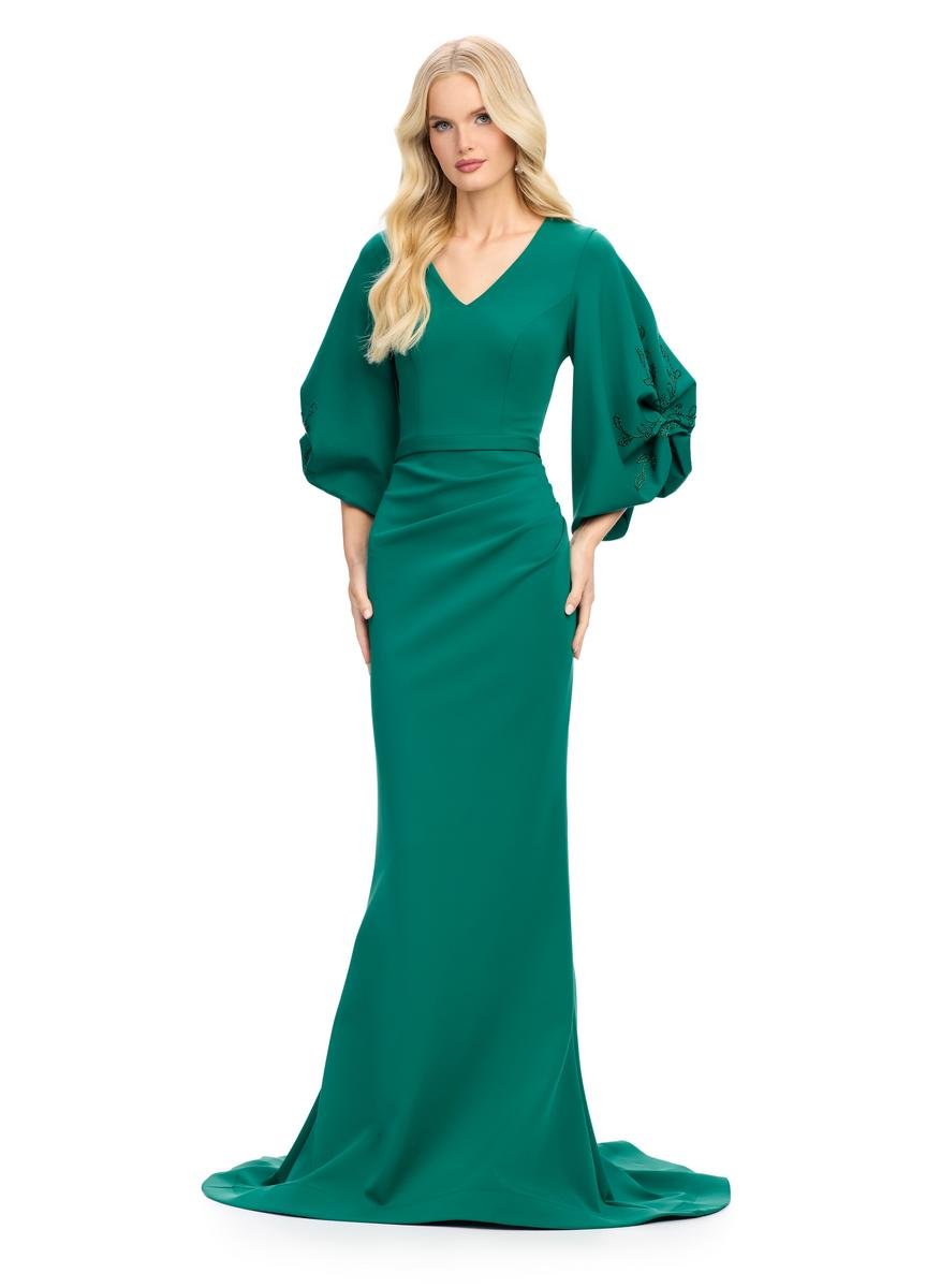 Ashley Lauren 11740 Dark Emerald Prom Dress