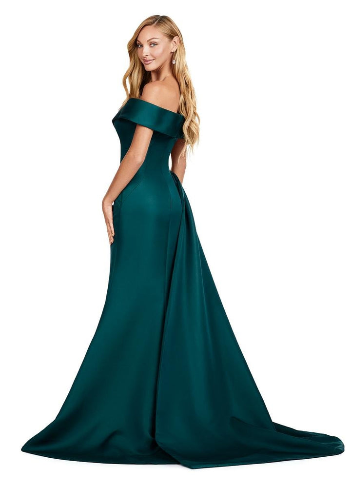 Ashley Lauren 11425 Deep Green Prom Dress