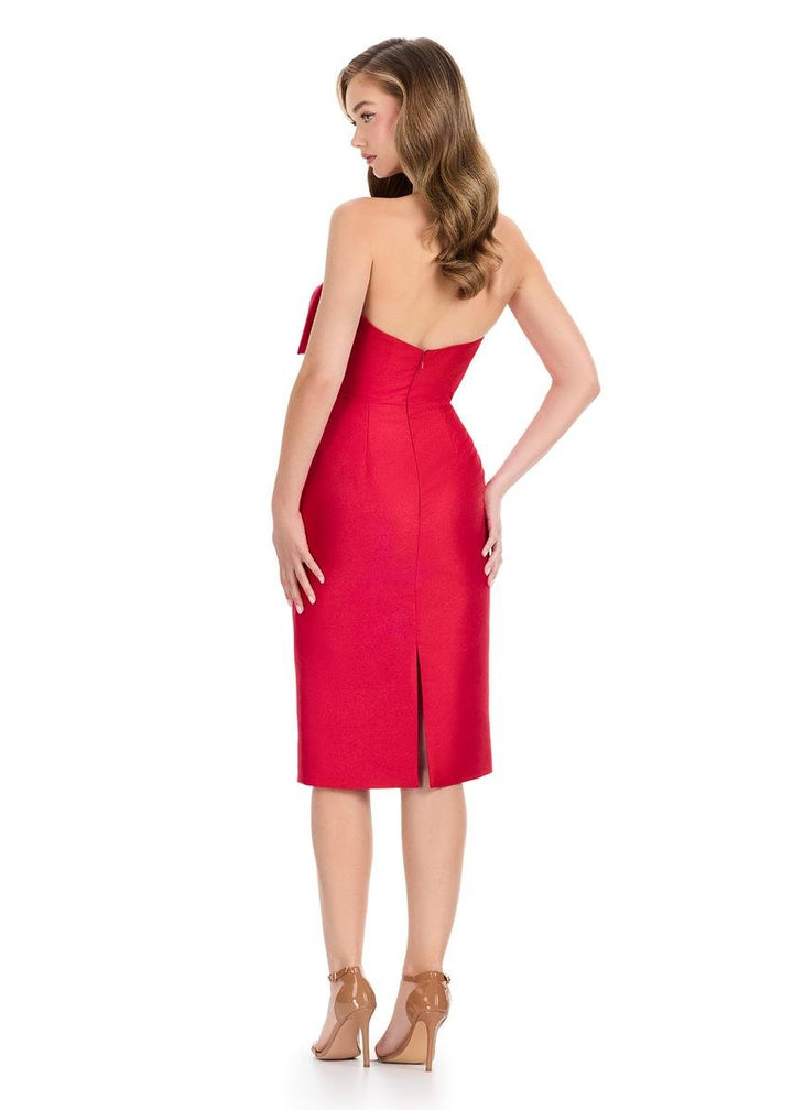 Ashley Lauren 4820 Deep Red Prom Dress