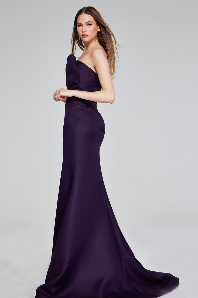 Jovani 40598 — Eggplant