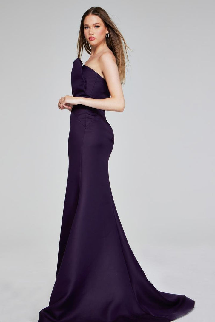 Jovani 40598 — Eggplant
