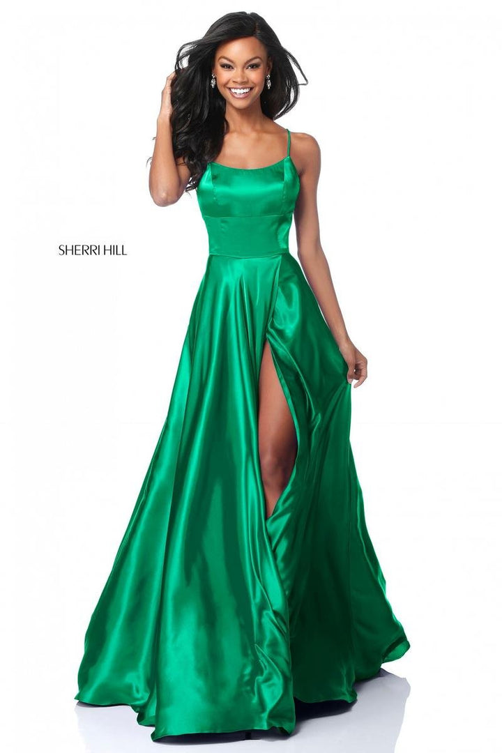 Sherri Hill 51631 — Emerald