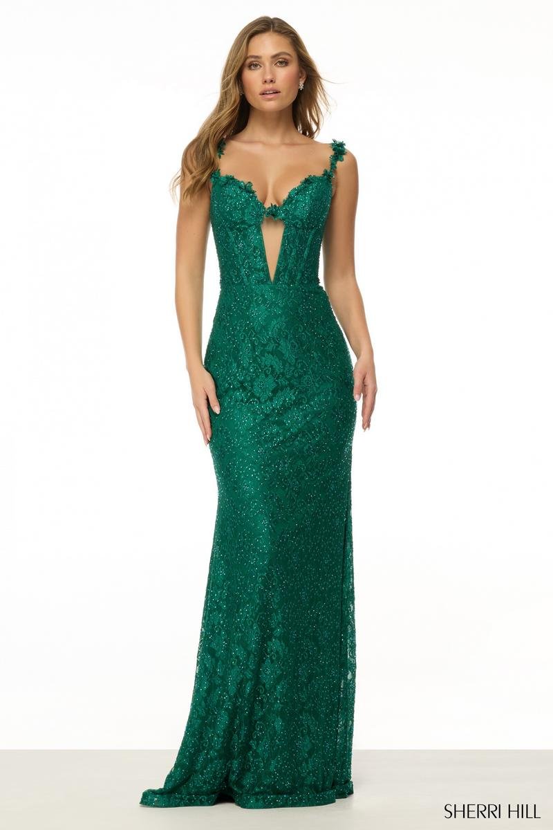 Sherri Hill 57178 Emerald Prom Dress