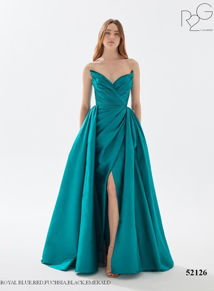 Tarik Ediz 52126 Emerald Prom Dress