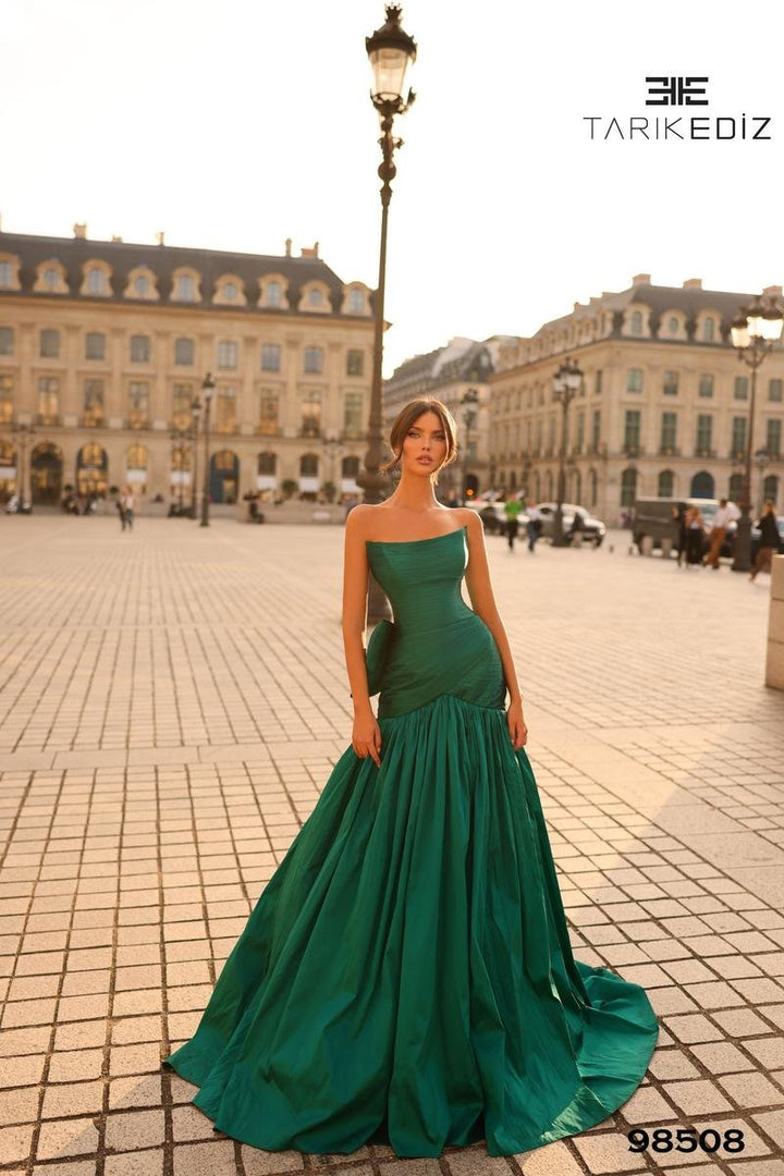 Tarik Ediz 98508 Emerald Prom Dress