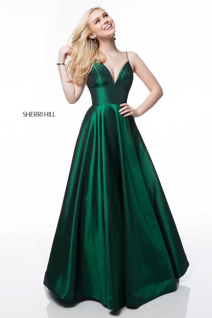 Sherri Hill 51822 Emerald Prom Dress