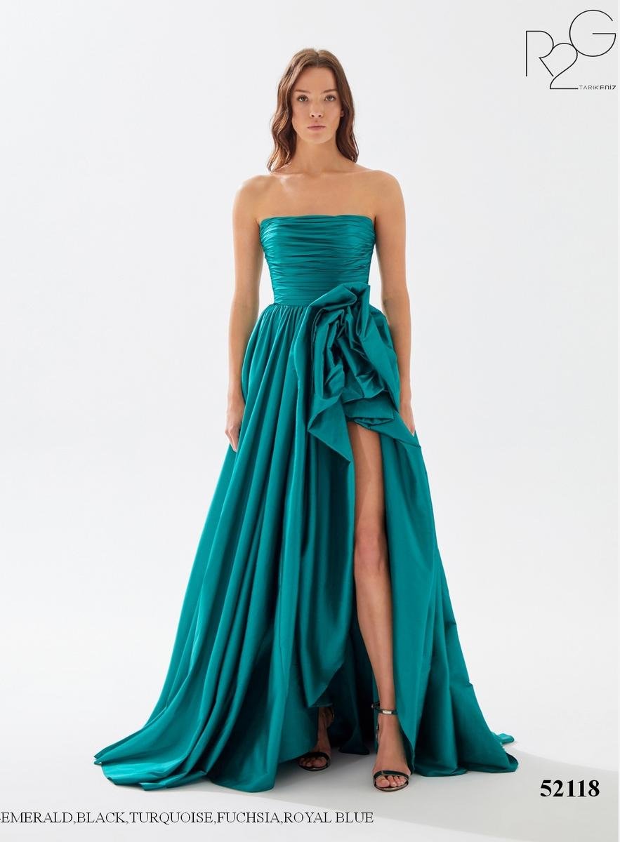 Tarik Ediz 52118 Emerald Prom Dress