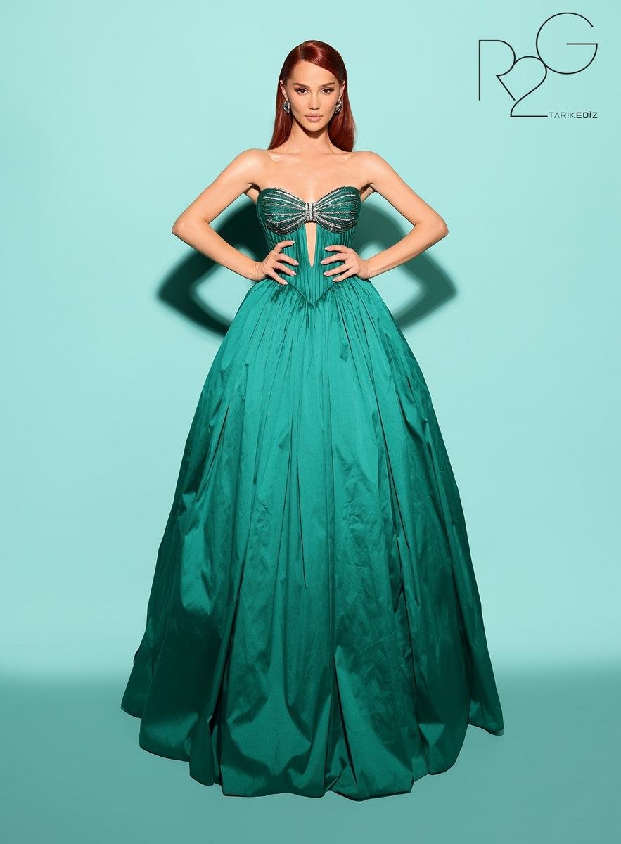 Tarik Ediz 53042 Emerald Prom Dress